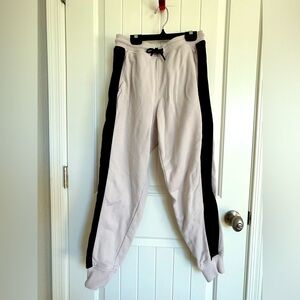 ATM Medium off White and Black FrenchTerry joggers